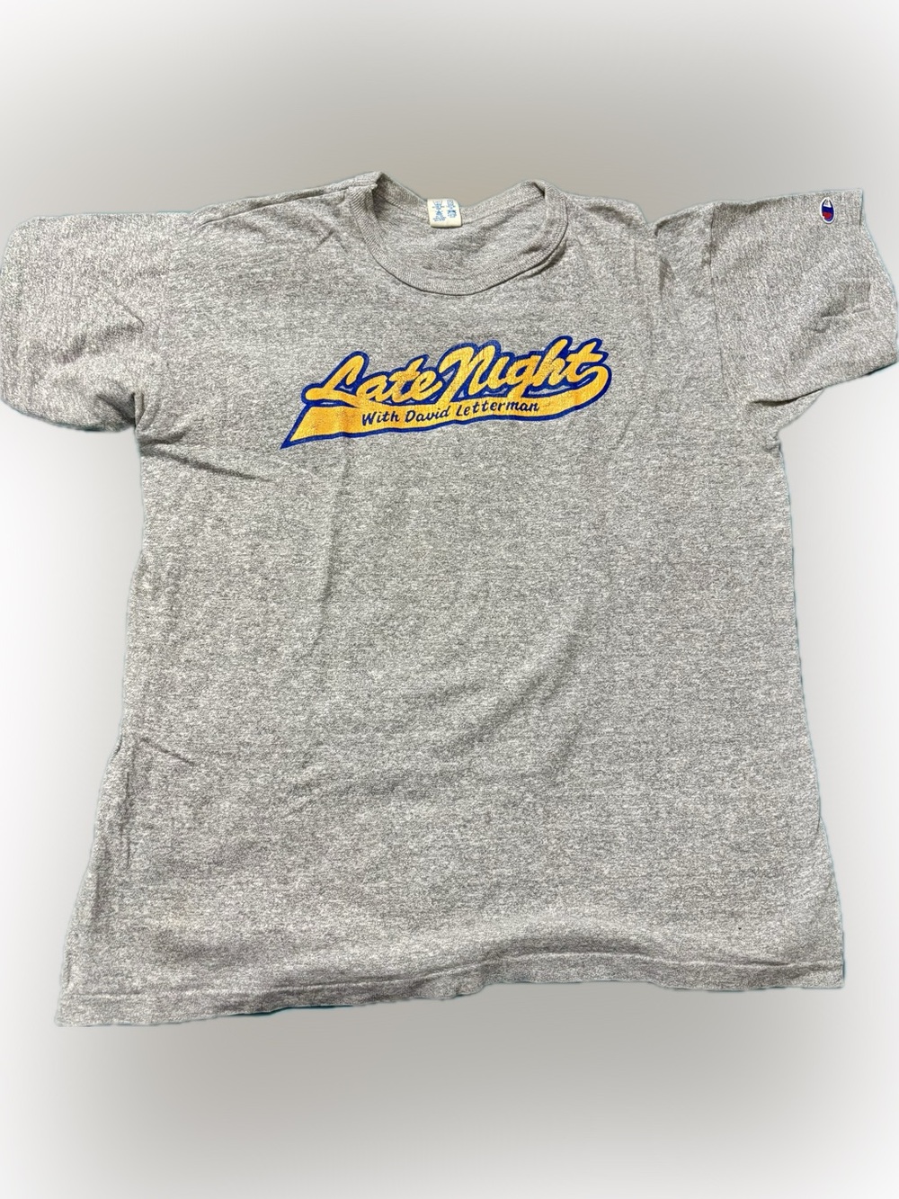 80’s Authentic Vintage Champion Late Night With David Letterman T-Shirt XL